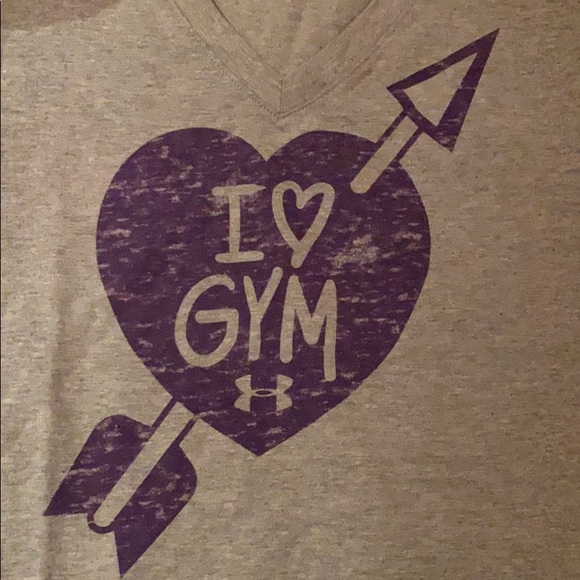 Under Armour Women’s “I Love Gym” T-Shirt - Picture 2 of 6